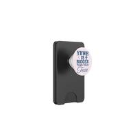 YHWH is Bigger Than Fear Message chrétien hébreu PopSockets PopWallet pour MagSafe