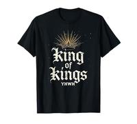 YHWH King of Kings Graphic Tee - Christian Crown Print T-Shirt