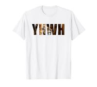 YHWH Lion de Juda : Tétragramme Nom hébreu de Dieu Yahweh T-Shirt