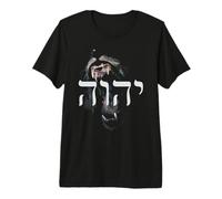 YHWH Lion de Juda - Yahweh en hébreu T-Shirt Haut de Gamme