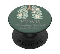YHWH, Que Tout ce Qui respire loue Les chrétiens PopSockets PopGrip Adhésif