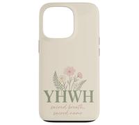 YHWH Sacré Souffle Nom Sacré Foi Chrétienne Coque pour iPhone 13 Pro