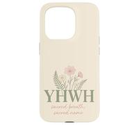 YHWH Sacré Souffle Nom Sacré Foi Chrétienne Coque pour iPhone 15 Pro