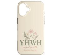 YHWH Sacré Souffle Nom Sacré Foi Chrétienne Coque pour iPhone 16
