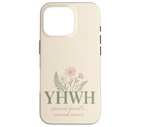 YHWH Sacré Souffle Nom Sacré Foi Chrétienne Coque pour iPhone 16 Pro