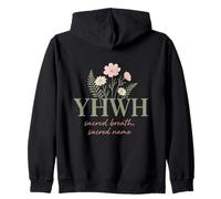YHWH Sacré Souffle Nom Sacré Foi Chrétienne Sweat à Capuche