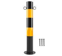 YHWKGZ Bornes de Sécurité Amovibles et Fixes en Acier, Conception Renforcée, Réfléchissantes for Allée, Barrière de Parking, Tubes en Acier Durable for Une Sécurité Accrue(1pcs)