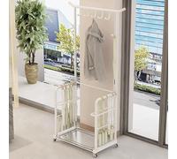 YHWKGZ Grand Porte-Parapluie en métal, Porte-Manteau et Chapeau avec bac à Eau Amovible, Porte-parapluies autoportant avec Crochets, for la Maison, l'entrée(Gold)