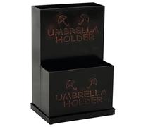 YHWKGZ Porte-Parapluie Vintage avec bac à Eau, Porte-Parapluie autoportant avec Cadre en Acier croisé, Support de Rangement carré for entrée, Maison, Magasin(18.1x13.7in/46x35cm)