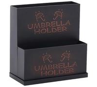 YHWKGZ Porte-Parapluie Vintage avec bac à Eau, Porte-Parapluie autoportant avec Cadre en Acier croisé, Support de Rangement carré for entrée, Maison, Magasin(20.4x19.6in/52x50cm)