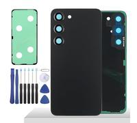 YHX-OU 6.1'' Nero Cache Batterie pour Samsung Galaxy S23 5G SM-S911B SM-S911U Vitre arrière, Coque arrière de Batterie Remplacement pour Galaxy S23 5G + Outil