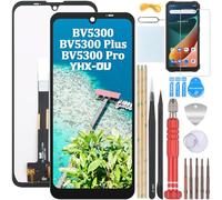 YHX-OU 6.1" Noir Kit Écran LCD pour Blackview BV5300 BV5300 Pro BV5300 Plus Écran Complet Tactile LCD Display de Rechange avec Film de Protection D'écran et Outils