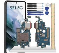 YHX-OU 6.2" pour Samsung Galaxy S21 5G SM-G991B Connecteur Dock Port de Charge + Outil d'installation