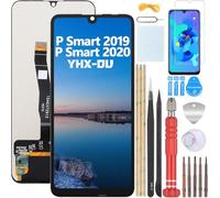 YHX-OU 6.21" Noir Écran LCD pour Huawei P Smart 2019 Pot-LX1 POT-LX2J Pot-LX3 POT-LX1A Huawei P Smart 2020 Écran Complet Tactile LCD Display de Rechange avec Film de Protection D'écran et Outils