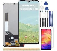 YHX-OU 6.3" Écran Tactile pour XiaoMi Redmi Note 7 Redmi Note 7 Pro Écran LCD Complet Ensemble de numériseur Tactile Remplacement d'écran + Outil d'installation +1 Piece Verre trempé (Noir)