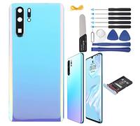 YHX-OU 6.47'' Couvercle de Batterie pour Huawei P30 Pro Vitre arrière, Coque arrière de Batterie Remplacement + Outil d'installation (Breathing Crystal)