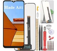 YHX-OU 6.52" Noir Écran Complet Tactile pour ZTE Blade A51 Écran LCD Ensemble de numériseur Tactile Remplacement d'écran avec Outil d'installation