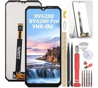 YHX-OU 6.56" Noir Kit Écran LCD pour Blackview BV6200 Pro BV6200 LCD Display Assemblé Ecran Complet Tactile Remplacement d'écran + Outil d'installation