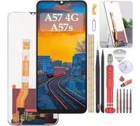 YHX-OU 6.6'' Noir Écran LCD Complet tactile de rechange pour OPPO A57 4G CPH2387 OPPO A57s CPH2385 Écran LCD Ensemble de numériseur Tactile Remplacement d'écran avec Outil d'installation