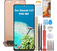 YHX-OU 6.67" Noir Kit TFT Écran LCD pour Xiaomi 11T 5G 21081111RG Écran Complet Tactile LCD Display de Rechange avec Film de Protection D'écran et Outils
