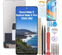 YHX-OU Écran tactile LCD de rechange 6,67" pour Xiaomi Redmi Note 9 Pro Redmi Note 9s avec outils + 1 film de protection d'écran