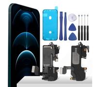 YHX-OU Haut Parleur Interne Loudspeaker pour iPhone 12 Pro Max Haut Parleur Sonnerie Buzzer Loud Speaker de Rechange + Adhésif étanche + Outils