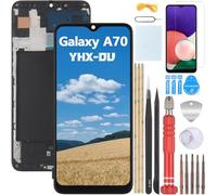 YHX-OU Incell Écran tactile LCD de rechange avec cadre pour Samsung Galaxy A70 SM-A705FN SM-A705YN SM-A705F/DS 6,70" avec outils et 1 film de protection d'écran Noir
