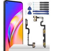 YHX-OU Kit de réparation de Rechange pour Oppo A94 4G CPH2203 - Bouton d'alimentation - Câble d'alimentation Flex numérique - Contrôle du Volume - Boutons latéraux - Flat Flex