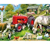 YHX926 Diamond Painting,Animaux de camion de ferme,5D Broderie Diamant kit Complet,DIY Perle Diamant à Coller Tableau Peinture,Canevas Point de Croix Kits pour la Deco Chambre 30x40cm