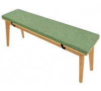 YHXAIQ Coussin Banc Amovible Antidérapant, Coussin Banquette avec Fermeture Éclair, Coussin de Banc Linge & Éponge pour Banc de Salon Int./Ext(Green,50 x 50 x 5 cm)