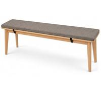 YHXAIQ Coussin Banc Amovible Antidérapant, Coussin Banquette avec Fermeture Éclair, Coussin de Banc Linge & Éponge pour Banc de Salon Int./Ext(Light Brown,60 x 40 x 5 cm)