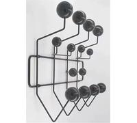 YHXAIQ Patère Boule en Bois Massif - Fixation Murale sans Perçage, Crochets Adhésifs Métal + Bois pour Entrée, Chambre ou Salle(Color 2)
