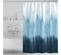 YHXBD Rideau De Douche Simple pour Salle De Bain, Rideau De Salle De Bain en Polyester À Motif Dégradé Géométrique, Rideau De Bain Imperméable Et Résistant À La Moisissure,A-03,200x200CM