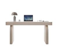 YHxFlux Bureau d'ordinateur Bureau d'ordinateur Portable en Bois Massif for la Maison, Bureau d'écriture Blanc Simple et Moderne avec tiroirs, Table Console de Maquillage pour étudier(M)