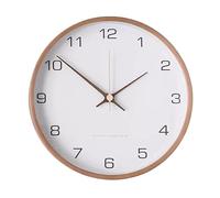 YHxFlux Cuisine Horloge de décoration Simple Salon en Bois Massif 10 Pouces, Horloge à Quartz silencieuse, Murale, adaptée aux Bureaux, Salons et salles d'étude Décoration intérieure(Blanc,16inch)
