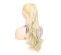 YHxFlux Extension de queue de cheval - 613 cm - Longue et naturelle - Queue de cheval ondulée avec clip - Pour femme au quotidien - Extension de queue de cheval (613)