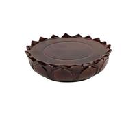 YHxFlux Facile à déplacer Sculpture en Relief Bois for bonsaï, Support décoratif, Base de Lotus for Vase, Services à thé, Artisanat(XXL)