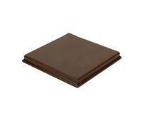 YHxFlux Facile à déplacer Socle carré en Bois avec Bord concave for Vase et bonsaï