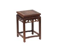 YHxFlux Facile à déplacer Tabouret carré en Forme de Vase Bonsaï, Support à thé Bois, décoration for la Maison et Le Bureau(Moyen)