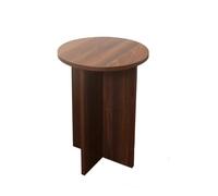 YHxFlux Table Basse Moderne Table d'appoint Ronde for canapé, Table Basse, Petite de Chevet, idéale for Le Salon, la Chambre ou Les Petits espaces pour Chambre à Coucher(Bruin)