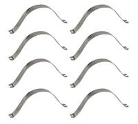 YHXiXi Lot de 50 clips à ressort en acier inoxydable pour cadre photo, outils de bricolage 85 x 9 mm