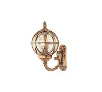 YHYAI Applique Murale Classique Rustique étanche Traditionnelle Victoria pour extérieur, Couloir, Jardin d'hiver, Balcon, Porche, Style rétro Villa, Lanterne en Verre, intérieur an-Lar
