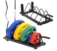 YHYLCL 838951567 Support de rangement horizontal pour barre olympique Capacité max. 136 kg