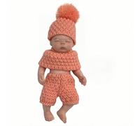 YHYQiFei Mini poupée Reborn Baby Dolls de 15,2 cm en silicone, pas de vinyle, poupée nouveau-né réaliste, qui semble réaliste (X)