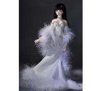 YHYQiFei Poupée Bjd 1/4 en résine - Poupée SD faite à la main - Figurine d'action à collectionner - Décoration de bureau et coffret cadeau (M)