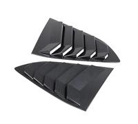 yhyttr Autocollant de garniture de couvercle de volet latéral de voiture, adapté for CR-V, CRV 2017-2022, pelle d'aération, accessoires en Fiber de carbone ABS, fenêtre de persienne arrière automatiqu