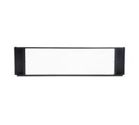 yhyttr Façade d'autoradio stéréo, Convient for les modèles A3 8L A6 4B/Seat Toledo Leon/Fiat Scudo, cadre CD 1 DIN panneau de façade d'autoradio
