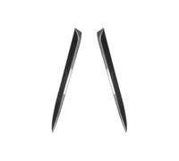 yhyttr Garniture d'aile de becquet latéral de lunette arrière, Convient for X6, F16 2015-2019 aspect fibre de carbone brillant noir pare-brise pare-brise ombre lèvre décorative Bande décorative de bec