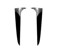 yhyttr Garniture d'autocollant d'aile de becquet latéral de fenêtre arrière 2 pièces, Convient for X3, F25 2011-2017 Kits de carrosserie de séparateur de Canards réglage ABS noir brillant Bande décora