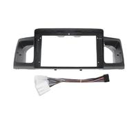 yhyttr Panneau Stéréo Convient For Toyota Corolla 2013 TK0086 9 Pouces Cadre Tableau Bord Lecteur Audio Écran Cables Harnais panneau de façade d'autoradio(Frame Cable)
